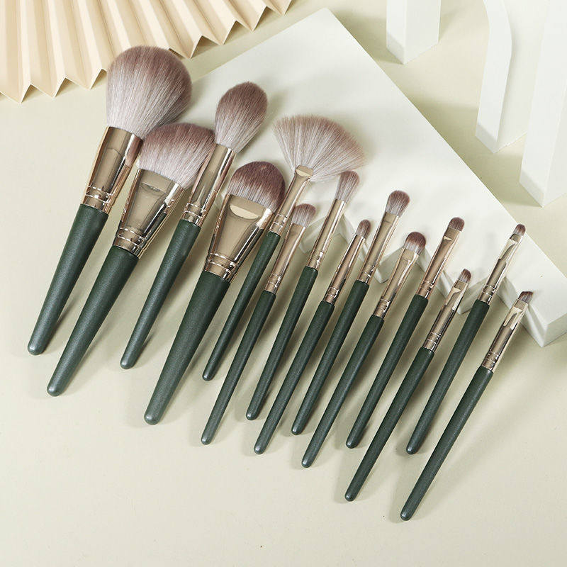 Pattern Co-Style Quality Canton Makeup Brush Sets Complete Eye Shadow Brush Powder Bottom Brushed Bulk Powder Brush Ultra Soft Beauty Makeup Brush