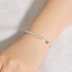 Vàng Duoxi Platinum PT950 Platinum bangle PT Thời trang Nail Sand Bracelet Vòng đeo tay tình yêu Hành trình bạch kim - Vòng đeo tay Cuff