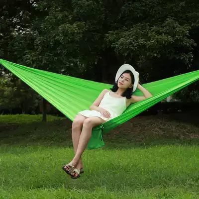 It will get cool in the summer ice silk super soft don't le meat breathable mesh hammock widening double outdoor hammock 1 and 6 meters wide