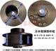 WQ non-clogging full-lift sewage pump impeller 2.2/3/4/5.5KW mud pump blade shaft diameter 18 pumping blades