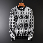 Mùa thu và mùa đông mới thời trang knitsweater nam áo len pickener đầu ấm đầu.