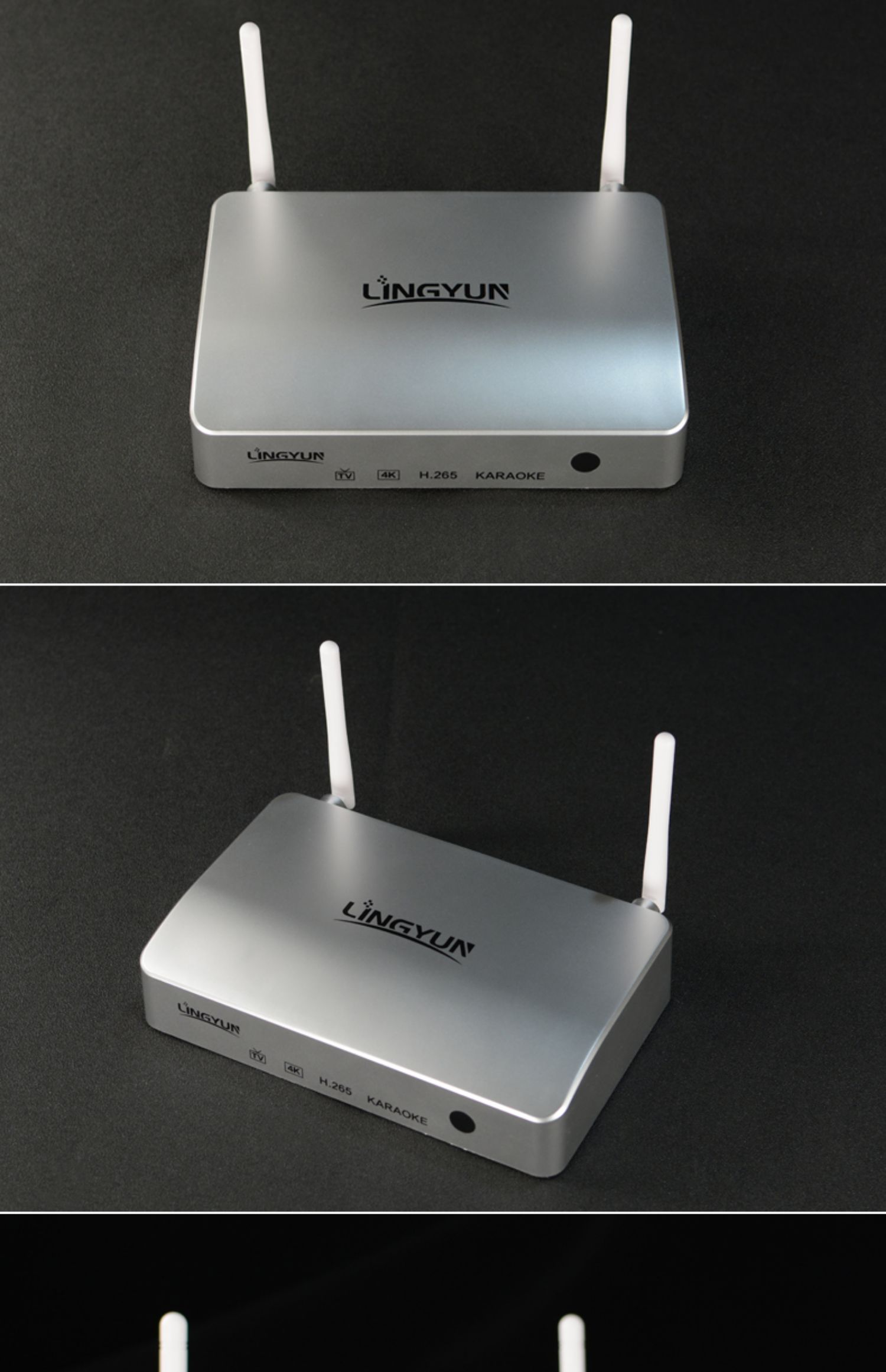 bộ phát wifi ko dây Lingyun Q9 mạng set-top box K Gebao KTV TV box máy nghe nhạc HD không dây - Trình phát TV thông minh máy phát wifi