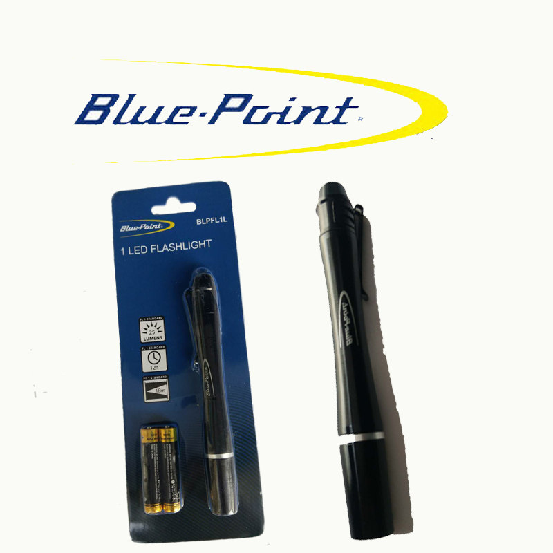 Bluepoint small flashlight Bright home charging portable ultra-bright outdoor multi-functional student cute portable