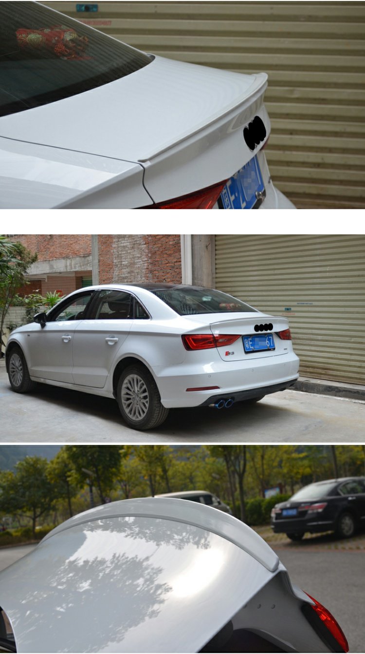 Hengsheng Shengxin Audi A4L cánh sau S4S3 cánh áp lực A3 cánh cố định A6LS6 nâng cấp thân đuôi sửa đổi - Sopida trên đuôi gió xe ô tô