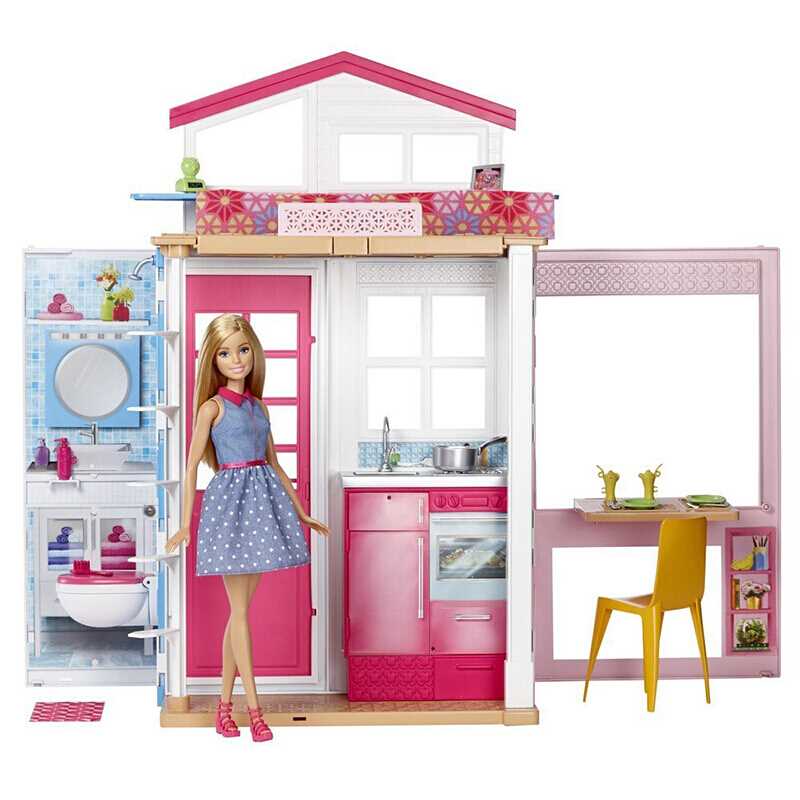 mini barbie house