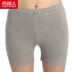 2 quần Nam Cực ren chống ánh sáng an toàn quần cotton nữ mỏng mùa hè màu xám kích thước lớn quần short cơ sở - Quần short