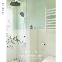 Cats eye Moroccan bathroom tiles kitchen tiles small fresh balcony floor tiles green bathroom wall tiles