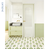 Cat Eye Morocco Toilet tile small fresh tile green bathroom kitchen tile toilet balcony tile floor tile tile