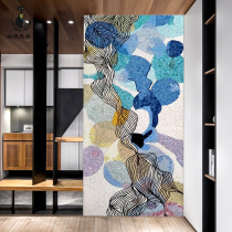 Cat Eye Ice Jade Porcelain Jade Mosaic Genguan Cut Painting Background Wall Nordic Living Room Jigsaw Puzzle Decoration Mural Tile