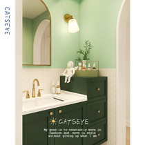 Cat Eye French toilet tile tile toilet Morocco kitchen tile bathroom balcony retro - floral tile tile