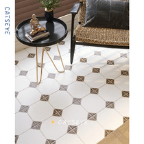 Maoyan French medieval style bathroom tiles retro cream bathroom wall tiles toilet tiles balcony floor tiles 200