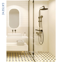 Cat Eye French toilet kitchen tile retro - tile tile toilet floor tile toilet microcement tile tile