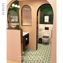 Cat Eye Retro Toilet tile tile French toilet wall tile bathroom balcony floor tile tile