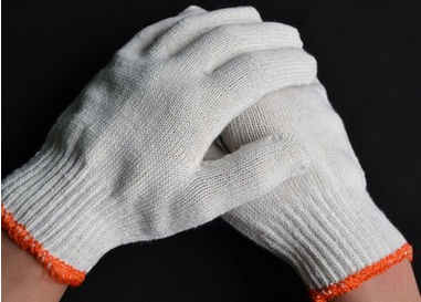 Labour-protection gloves abrasion-resistant cotton 800g yarn gloves cotton yarn gloves operating gloves fine line white cotton gloves 120 double