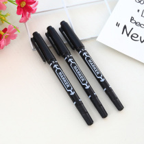 10 black marker pens blackhead double-headed marker pens Wedding party sign-in pen gift book wedding writing pen