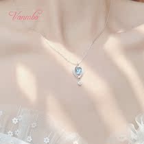 Original jewelry hot air balloon necklace female choker simple ins cold wind niche design sense sterling silver necklace female