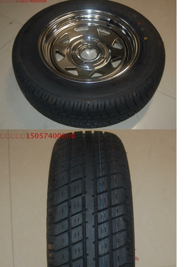 13 inch 0 zero offset 5 * 114.3 bánh xe bánh xe mạ crôm "rơ moóc Tian Hengshan" vành lốp ô tô