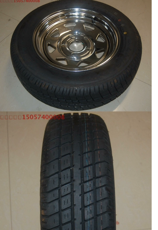 13 inch 0 zero offset 5 * 114.3 bánh xe bánh xe mạ crôm "rơ moóc Tian Hengshan" mâm đúc 14 inch 5 lỗ