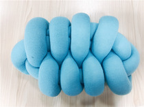 Export of European and American hand knotted ball pillow Nordic style solid color cushion sofa ins