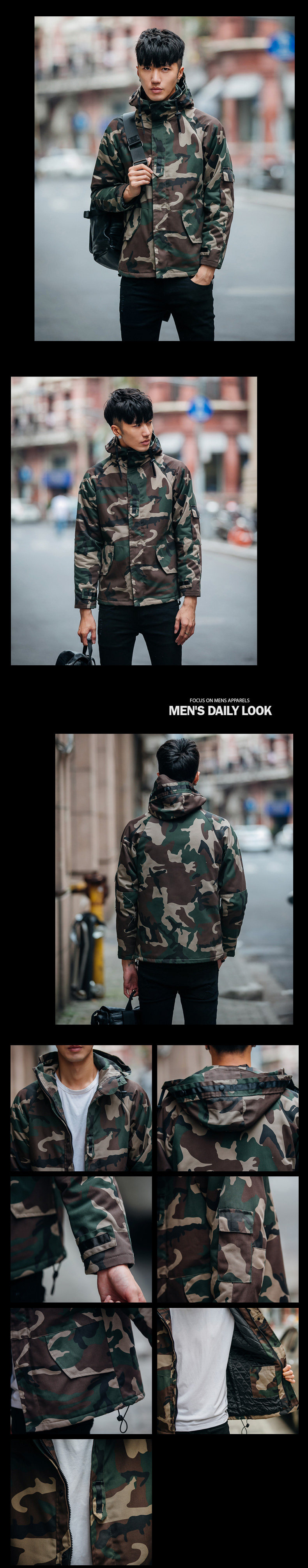 Blouson hiver pour homme en Polyester - Ref 3113056 Image 16