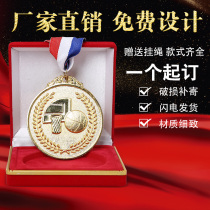 Medal custom listing Gold medal custom Basketball game sports games students general metal medal production
