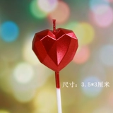 Запеченные торты декоративные INS, ромб, пентагональная алмазная любовь.