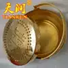 Large pure copper special thick fire basin cage warm hands and feet Treasure Huai furnace Wang Plate Bride dowry Wedding wedding supplies