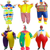 Halloween annual meeting activities Clown performance costumes Inflatable clothes Funny walking cartoon doll party party clothes