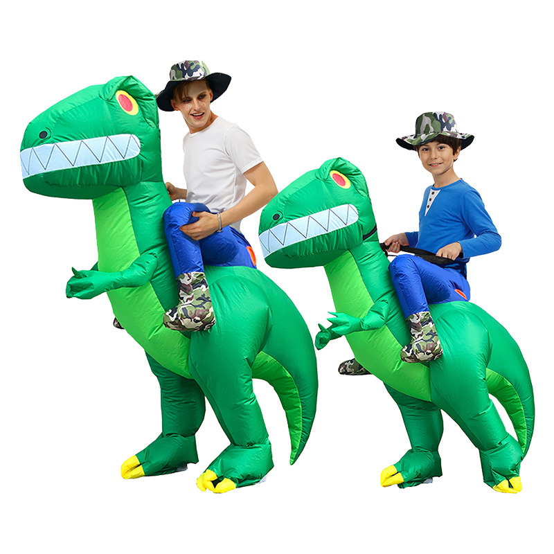 Halloween Costume Children's Dinosaur Inflatable Clothes Funny Clothes Adult Mount Dinosaur Cartoon Funny COS Costume