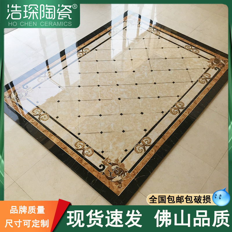 Eurostyle floor tile parquet parlor 800x800 Xuanguan gangway Puzzle Carpet Flower Corridor Aisle Boundless tile
