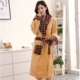 Áo choàng tắm nữ mùa đông nam áo choàng tắm dày lên đoạn dài áo ngủ nữ mùa đông dài đoạn áo choàng tắm đồ ngủ cặp vợ chồng ngủ