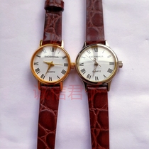 Stock domestic Shanghai watch factory retro round mirror Gem Flower Japanese movement Roman digital quartz women watch