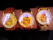 Antique collectibles inventory Shanghai Watch Factory Gem flower Maitreya Buddha memorial watch Neutral Quartz watch Mens and womens watches