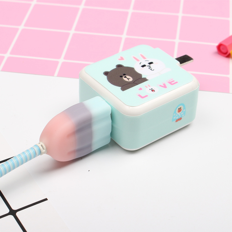 VIVO X20 X9s x7plus y9s mobile phone charger sticker x21i headset data cable protective sleeve winding wire Winder anti-dirty film breakage protection wire winding rope management