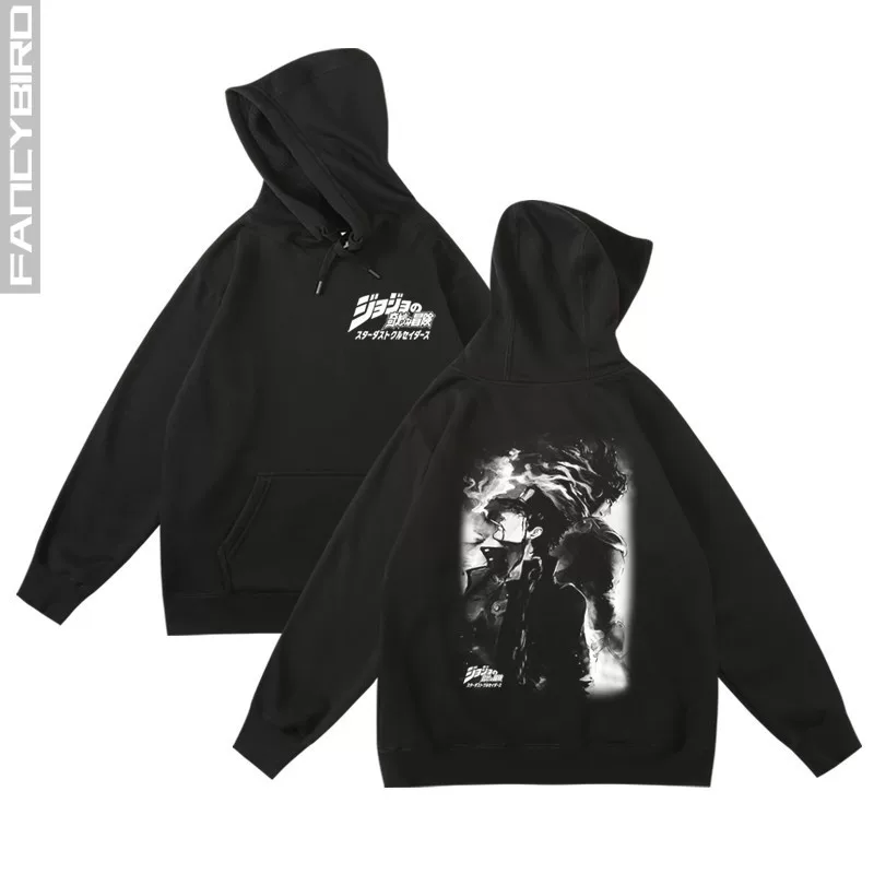 Осень и зима с капюшоном свитер для мужчин Bun Hoodie JoJo's Wonderful Adventure, бессмертный бриллиант пустой полосы Таро