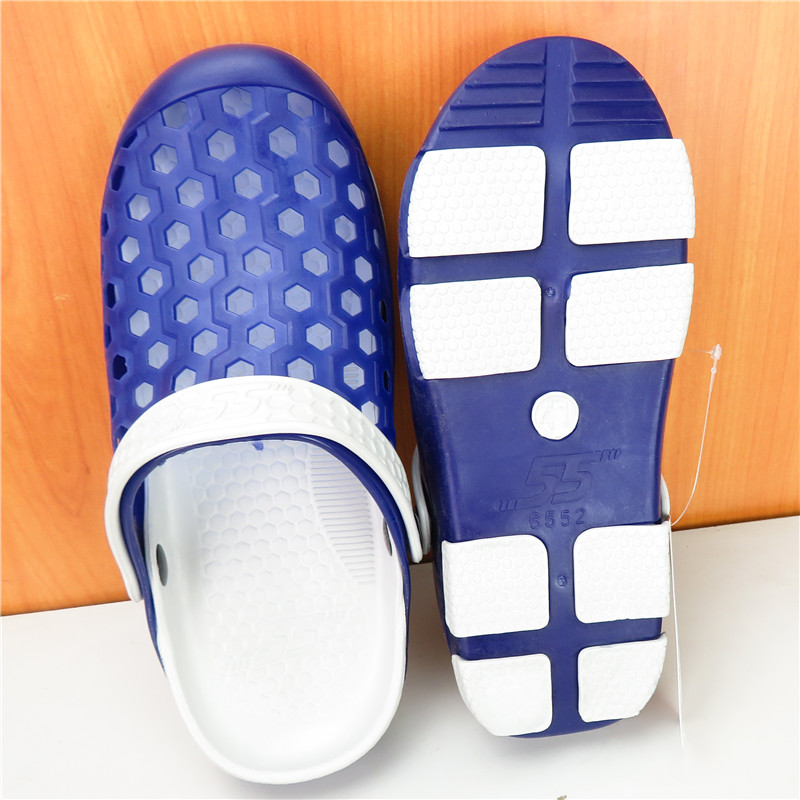 Giày sandal đế xuồng đế bệt đế bệt đi biển mùa hè đôi giày mô hình thạch vườn giày nam và nữ dép giày thể thao