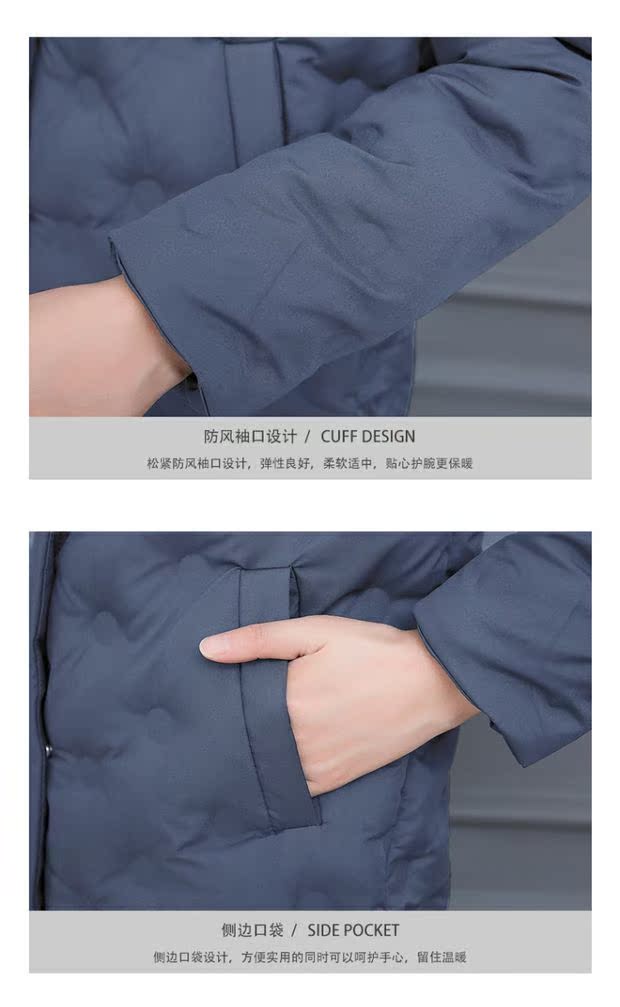 Áo khoác mùa thu đông 2018 cho nữ dài phần chống hở áo khoác cotton XL XL chất béo giảm béo áo khoác mỏng áo phao parka nữ