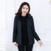Áo khoác cotton chống mùa nữ ngắn phần nhẹ xuống đệm bông kích thước lớn mẹ phiên bản Hàn Quốc của chiếc áo khoác mùa đông tự trồng bông nhỏ áo cho mẹ Quần áo của mẹ