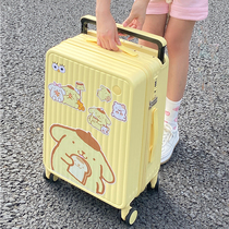 Case suitcase female mute universal wheel student suitcase small boarding case 20 inch wide trolley case suitcase male