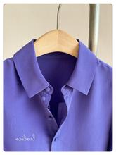 Фиолетовая рубашка мужская фото