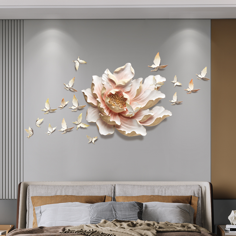 Living room wall decoration creative wall decoration 3d three-dimensional relief background wall porch wall hanging wall decoration pendant
