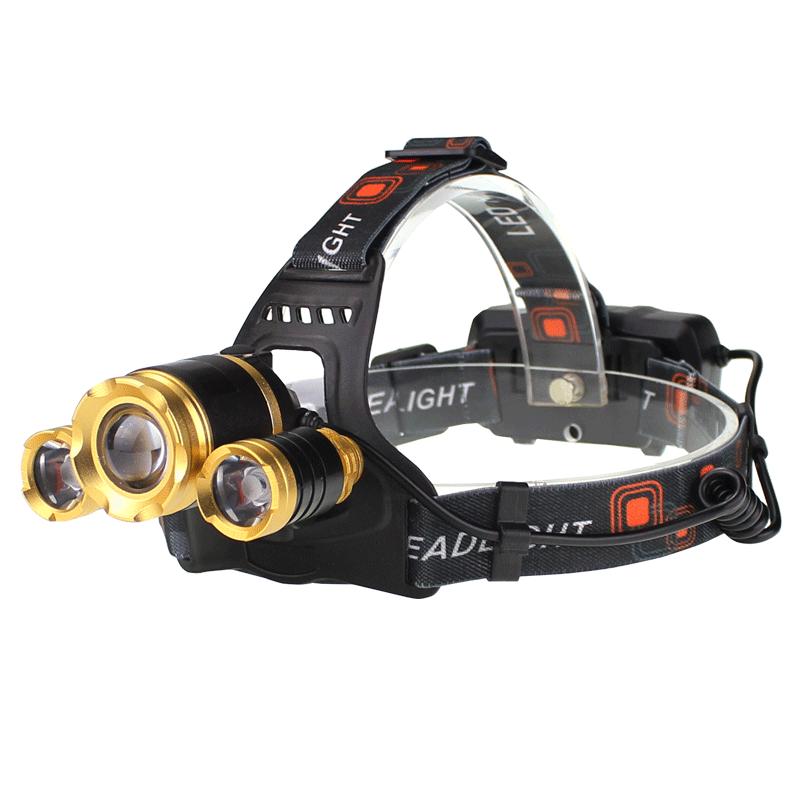 Headlamp strong light charging super bright head-mounted induction flashlight night fishing lamp xenon lamp waterproof LED3000