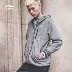 Li Ning áo len nam nữ với đoạn 2019 mới thể thao dài tay áo trùm đầu giản dị áo thể thao mùa xuân - Thể thao lông cừu / jumper áo thun hoodie Thể thao lông cừu / jumper
