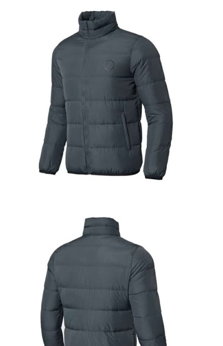 Li Ning xuống áo khoác nam đoạn ngắn 2018 mới Wade way Slim mùa đông trang phục thể thao giản dị AYMN065 áo phao trung niên