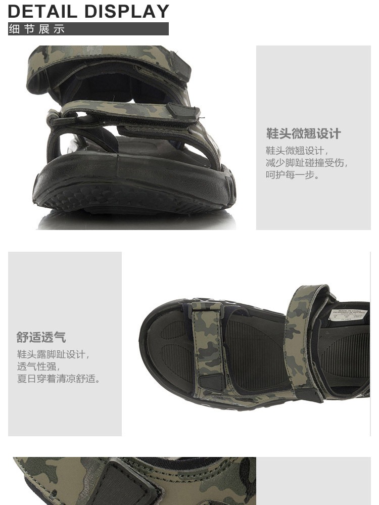 Li Ning sandal nam 2019 hè mới giày nam thể thao nhẹ ngoài trời chạy hè bình thường giày đi biển - Giày thể thao / sandles dép quai hậu sandal nam