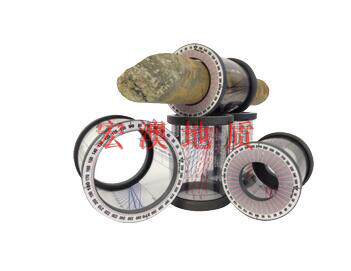 A rock heart angle measuring instrument