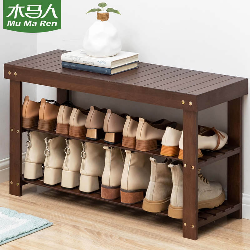 Trojan replaces shoe stool household doorshoe cabinet bench one long stool wearing shoe stool type into door luxury creativity