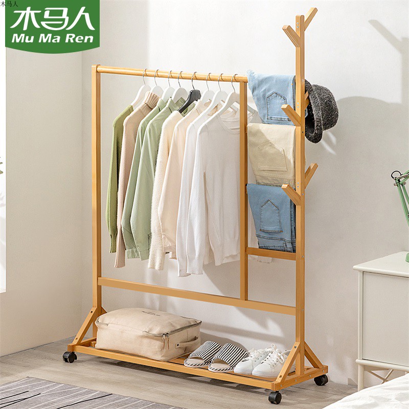 Trojan rack household hanging dormitory students drying clothes to collect bedroom children's placement multi-function