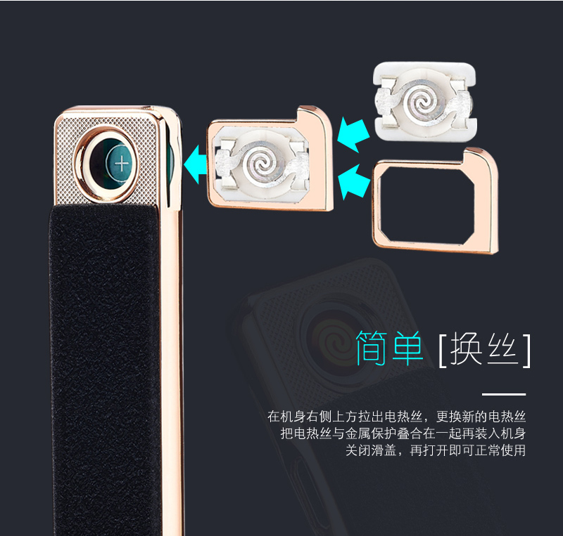 USB sạc nhẹ thuốc lá điện tử nhẹ hơn gió cá tính sáng tạo tùy chỉnh chữ để gửi quà tặng Tanabata để gửi bạn trai - Bật lửa bật lửa dầu ngày xưa