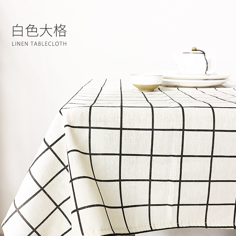 Bai Dagetablecloth desk INS student fabric art Cotton and hemp Japanese  Gabe solar system Tea table cloth Northern Europe Simplicity Chinese style